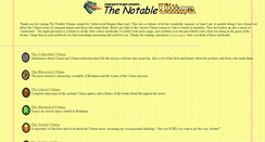 Desktop Screenshot of notableultima.com