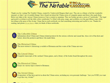 Tablet Screenshot of notableultima.com